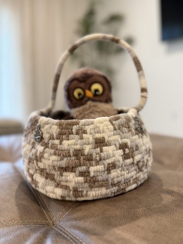 Small Soft Woven Basket (Sold) - Image 3