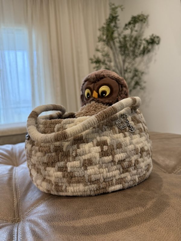 Small Soft Woven Basket (Sold) - Image 2