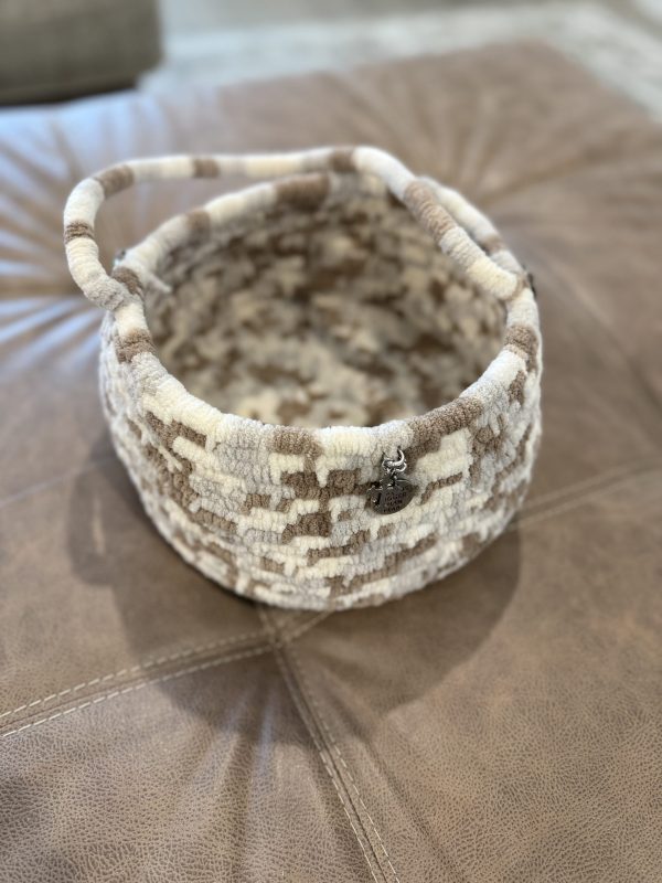 Small Soft Woven Basket (Sold) - Image 6