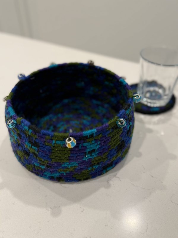 Small Multi-Colored Basket - Image 2