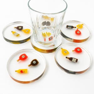 Tiny Cheers Coasters - Set of 6