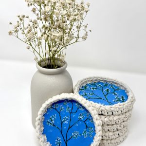 Baby’s Breath Bloom Coasters