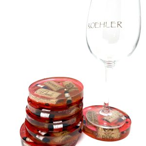 Vintage Pour Coaster Set