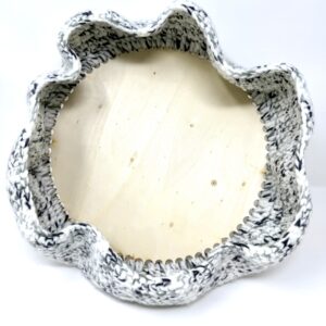 Crochet Basket with Wooden Base