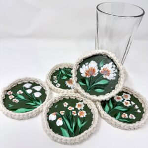 Spring Bloom Coasters-6set
